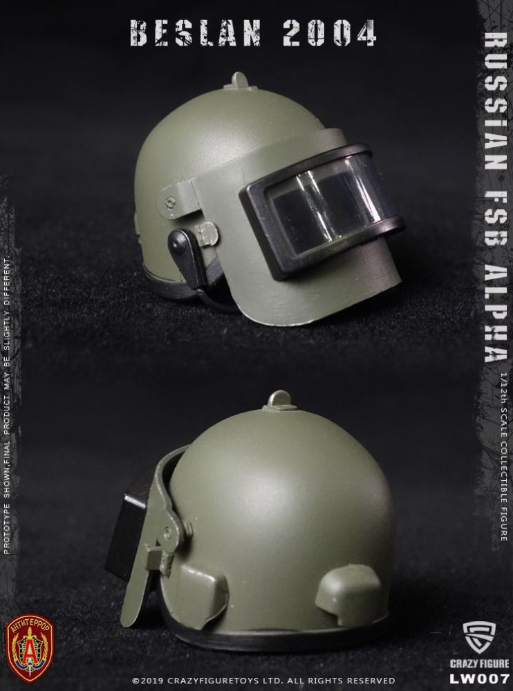 Crazy Figure 1/12 Russian Special Forces Alpha Heavy Shield Hand