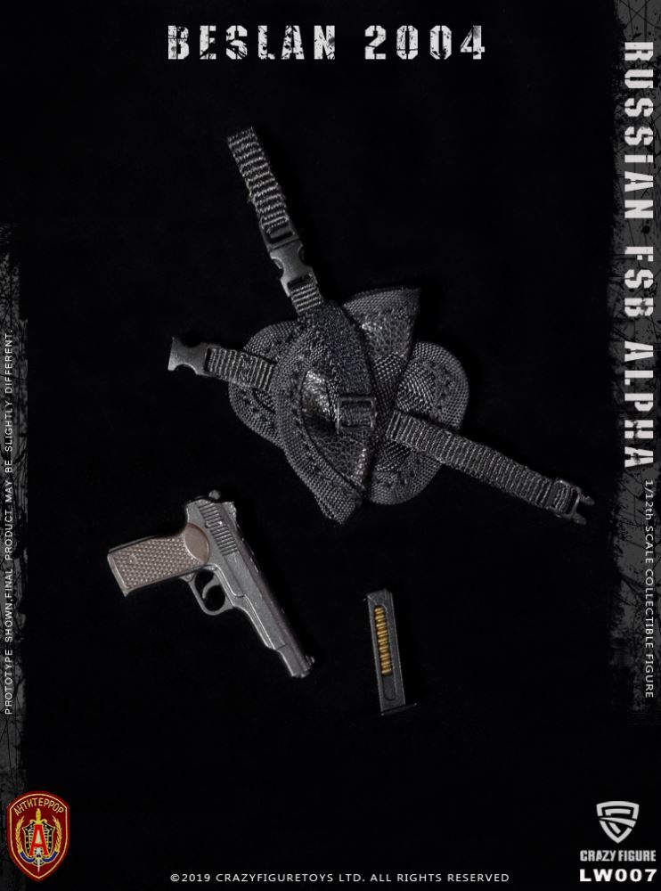 Crazy Figure 1/12 Russian Special Forces Alpha Heavy Shield Hand