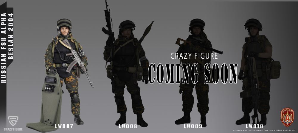 Crazy Figure 1/12 Russian Special Forces Alpha Heavy Shield Hand