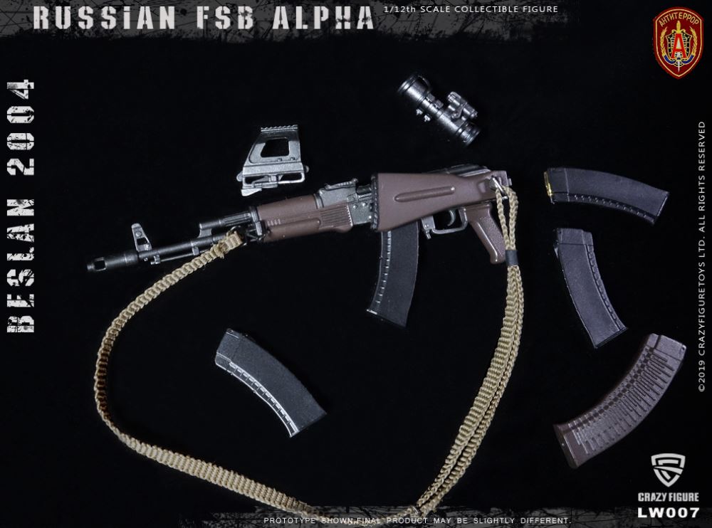 Crazy Figure 1/12 Russian Special Forces Alpha Heavy Shield Hand