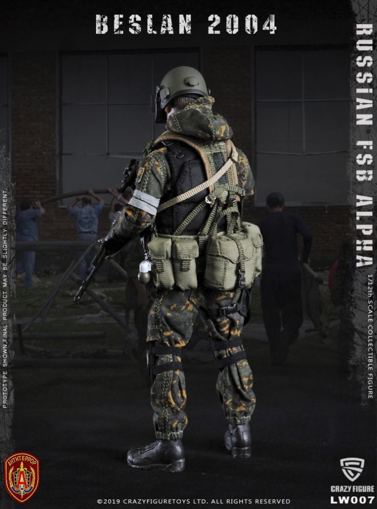 Crazy Figure 1/12 Russian Special Forces Alpha Heavy Shield Hand