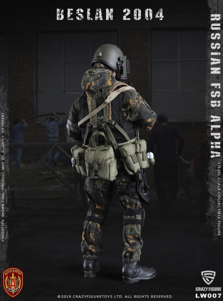 Crazy Figure 1/12 Russian Special Forces Alpha Heavy Shield Hand