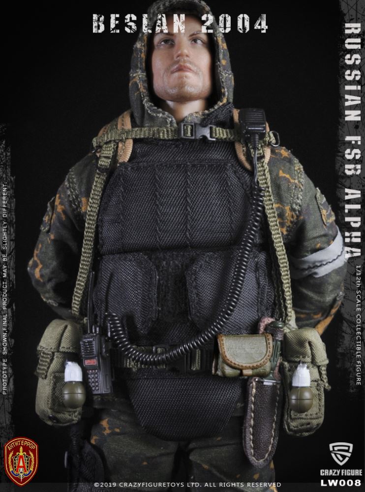 Crazy Figure : 1/12 Russian Alpha Special Forces-Grenade Hand