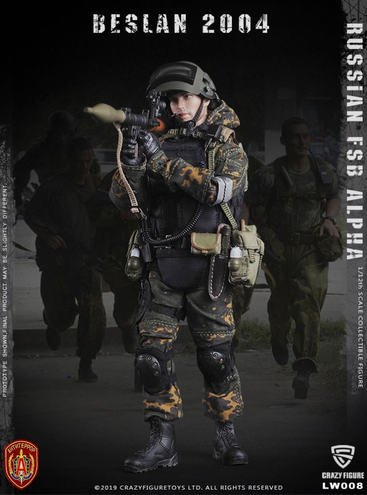 Crazy Figure : 1/12 Russian Alpha Special Forces-Grenade Hand