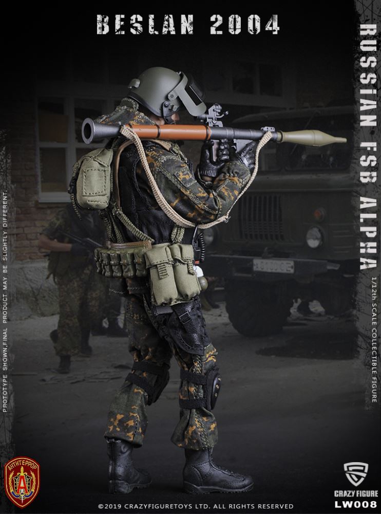 Crazy Figure : 1/12 Russian Alpha Special Forces-Grenade Hand