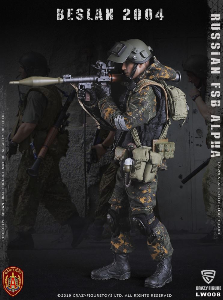 Crazy Figure : 1/12 Russian Alpha Special Forces-Grenade Hand