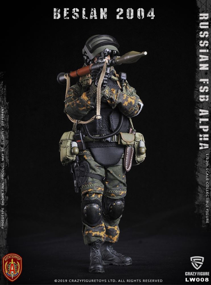 Crazy Figure : 1/12 Russian Alpha Special Forces-Grenade Hand