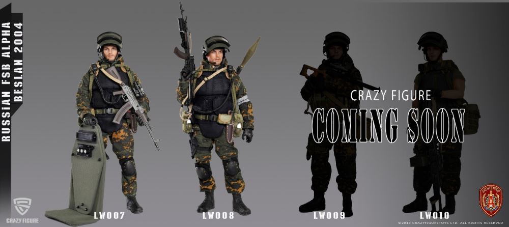 Crazy Figure : 1/12 Russian Alpha Special Forces-Grenade Hand
