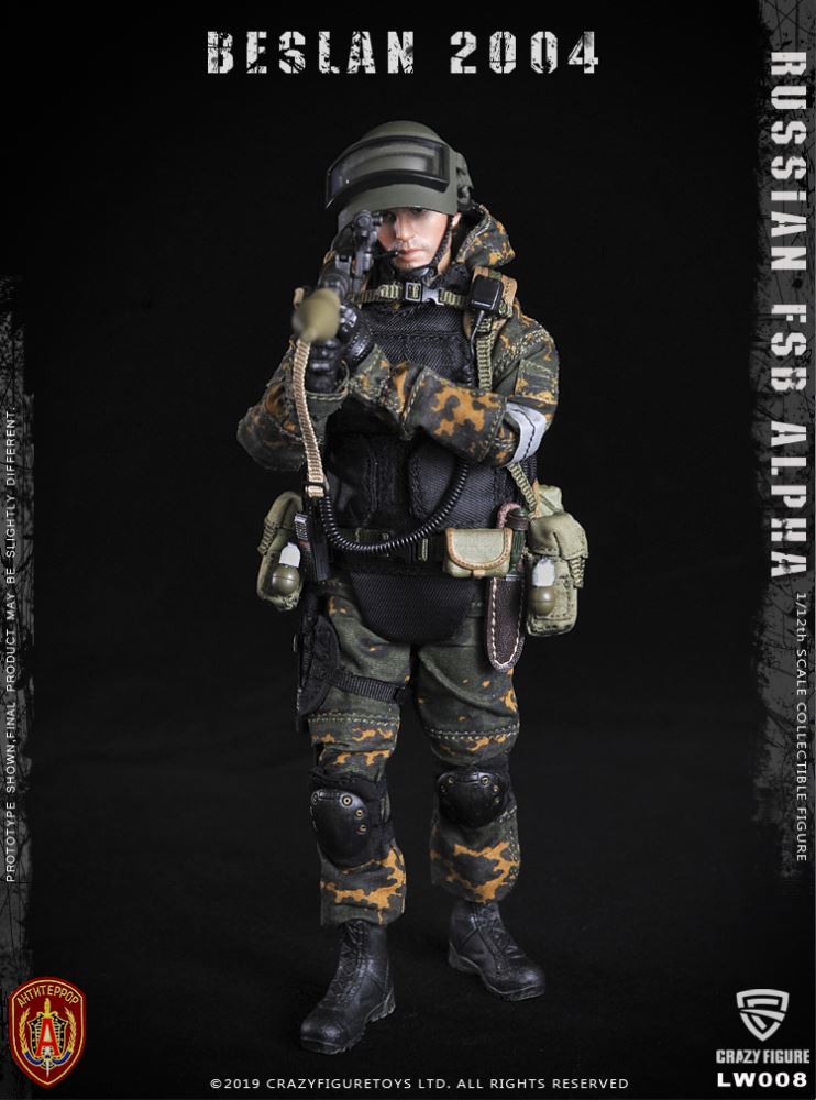 Crazy Figure : 1/12 Russian Alpha Special Forces-Grenade Hand