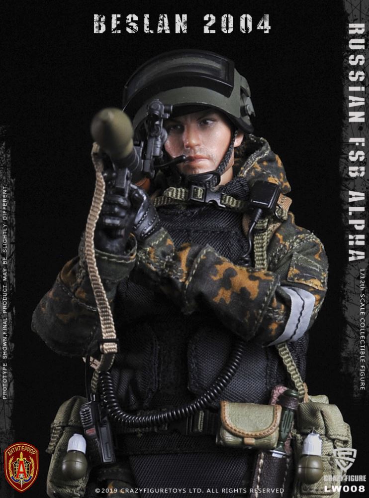 Crazy Figure : 1/12 Russian Alpha Special Forces-Grenade Hand