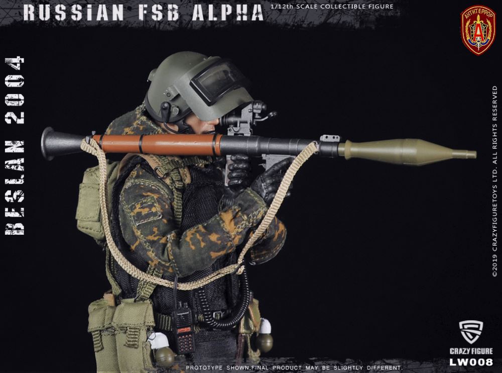 Crazy Figure : 1/12 Russian Alpha Special Forces-Grenade Hand