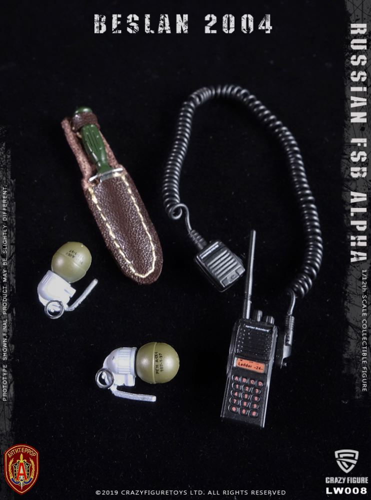 Crazy Figure : 1/12 Russian Alpha Special Forces-Grenade Hand