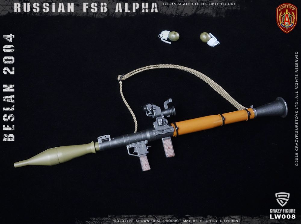 Crazy Figure : 1/12 Russian Alpha Special Forces-Grenade Hand