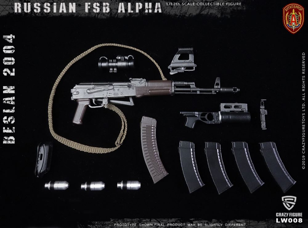 Crazy Figure : 1/12 Russian Alpha Special Forces-Grenade Hand