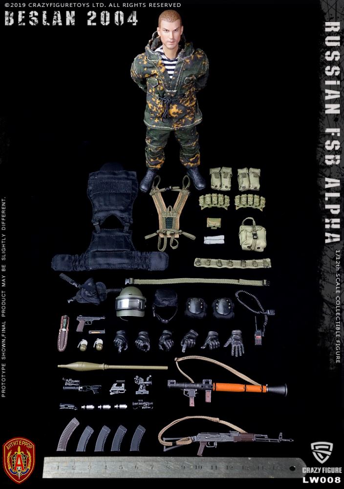 Crazy Figure : 1/12 Russian Alpha Special Forces-Grenade Hand