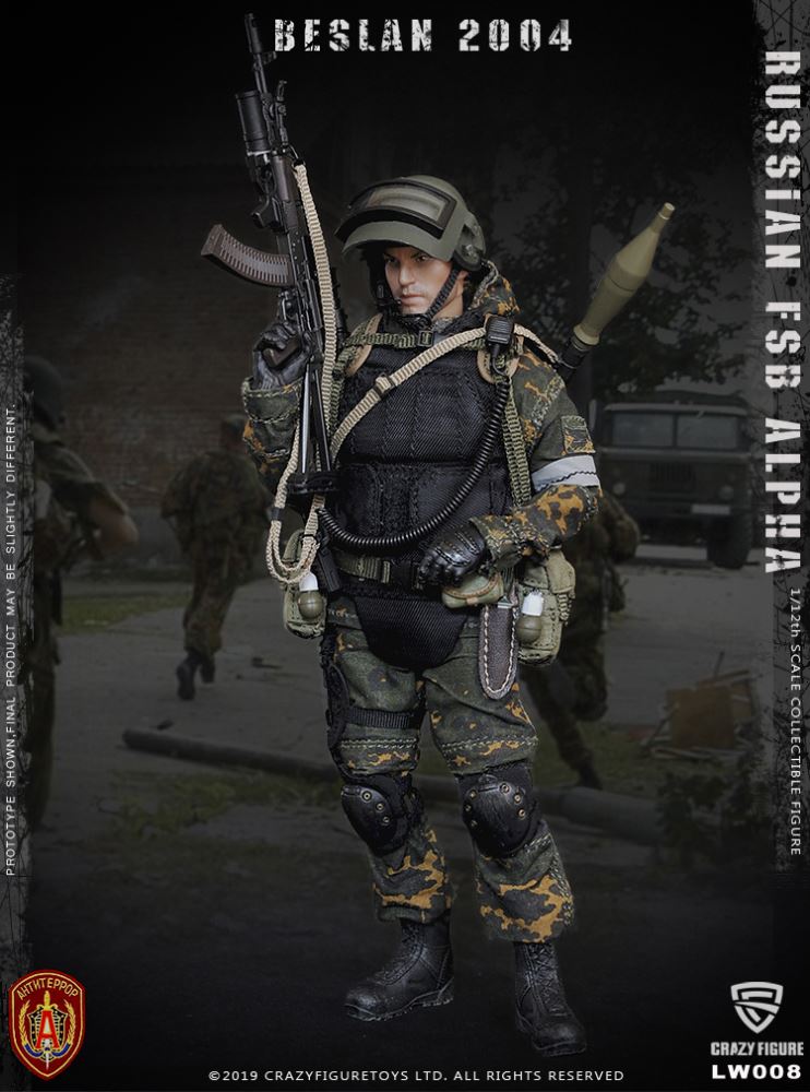 Crazy Figure : 1/12 Russian Alpha Special Forces-Grenade Hand