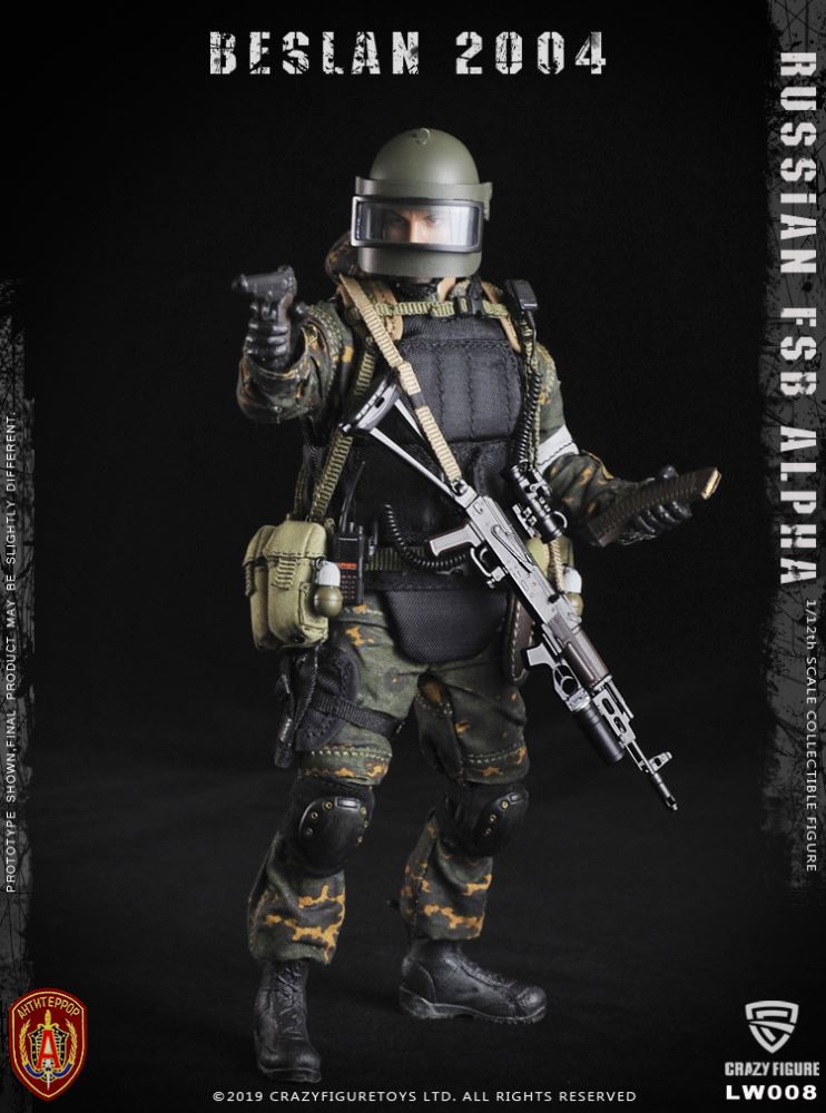 Crazy Figure : 1/12 Russian Alpha Special Forces-Grenade Hand