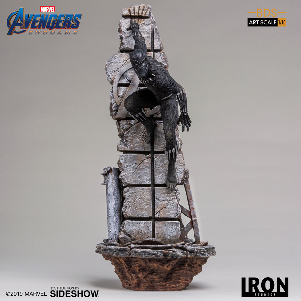 Iron Studios 1/10 art scale end game Black Panther statue
