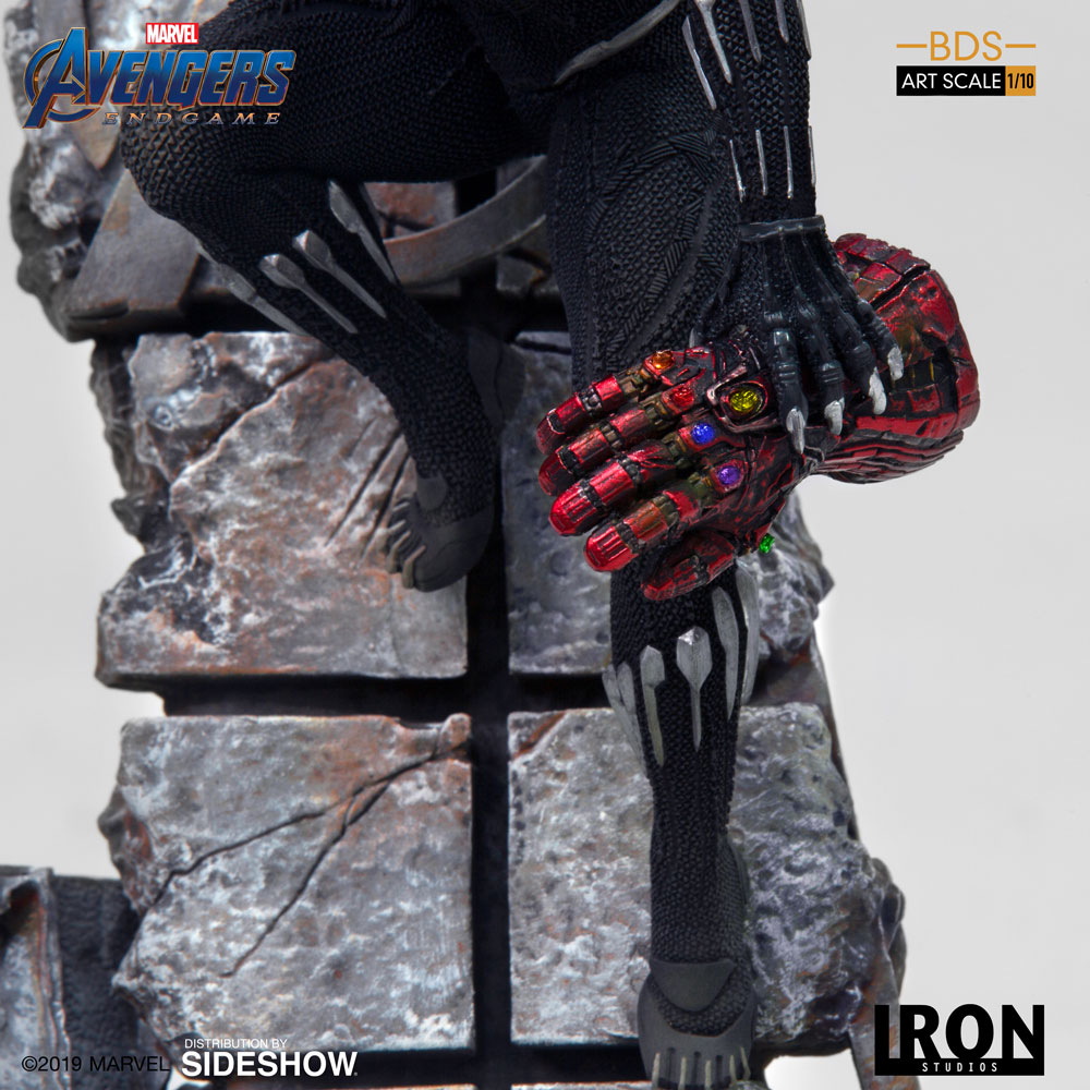 Iron Studios 1/10 art scale end game Black Panther statue