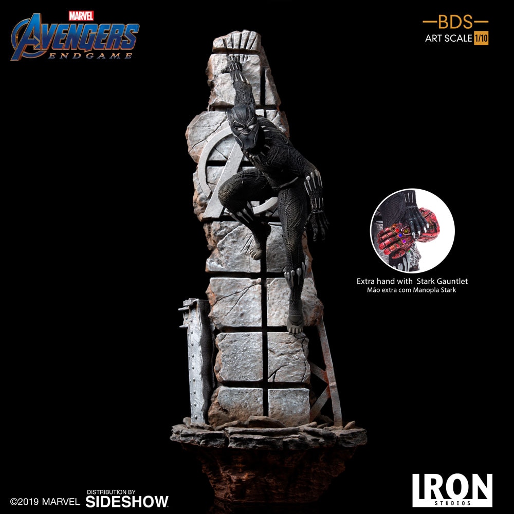 Iron Studios 1/10 art scale end game Black Panther statue