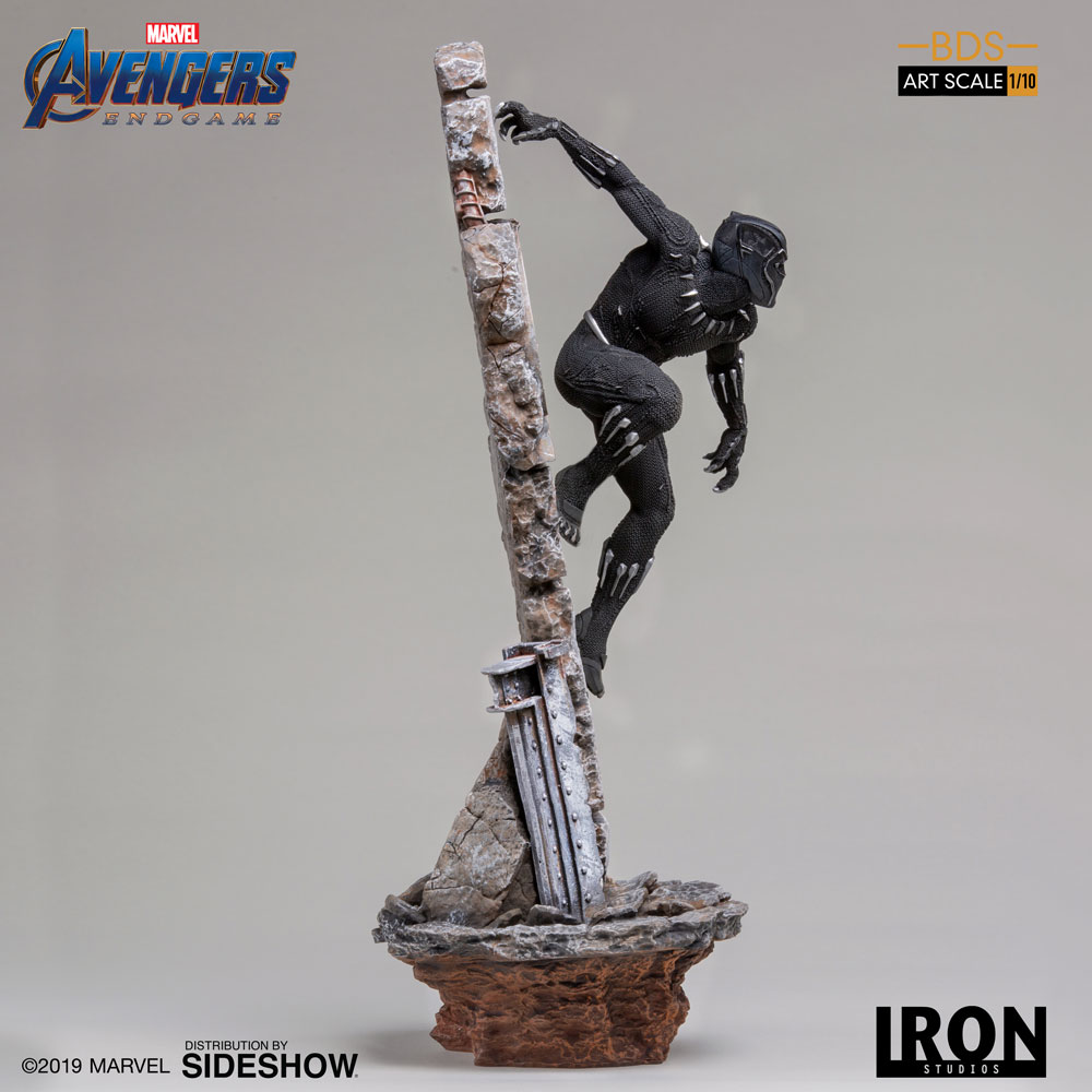 Iron Studios 1/10 art scale end game Black Panther statue