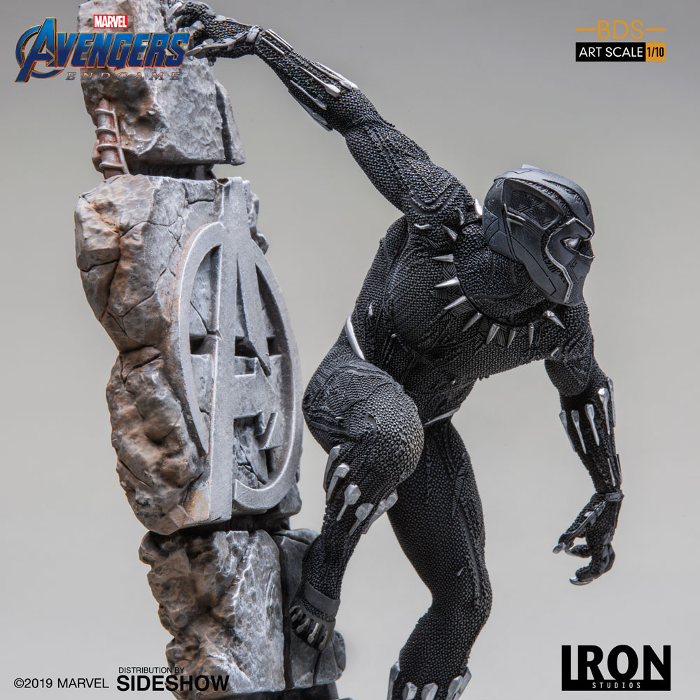 Iron Studios 1/10 art scale end game Black Panther statue