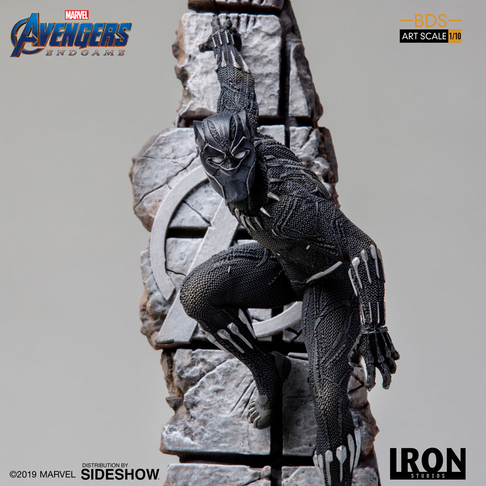 Iron Studios 1/10 art scale end game Black Panther statue