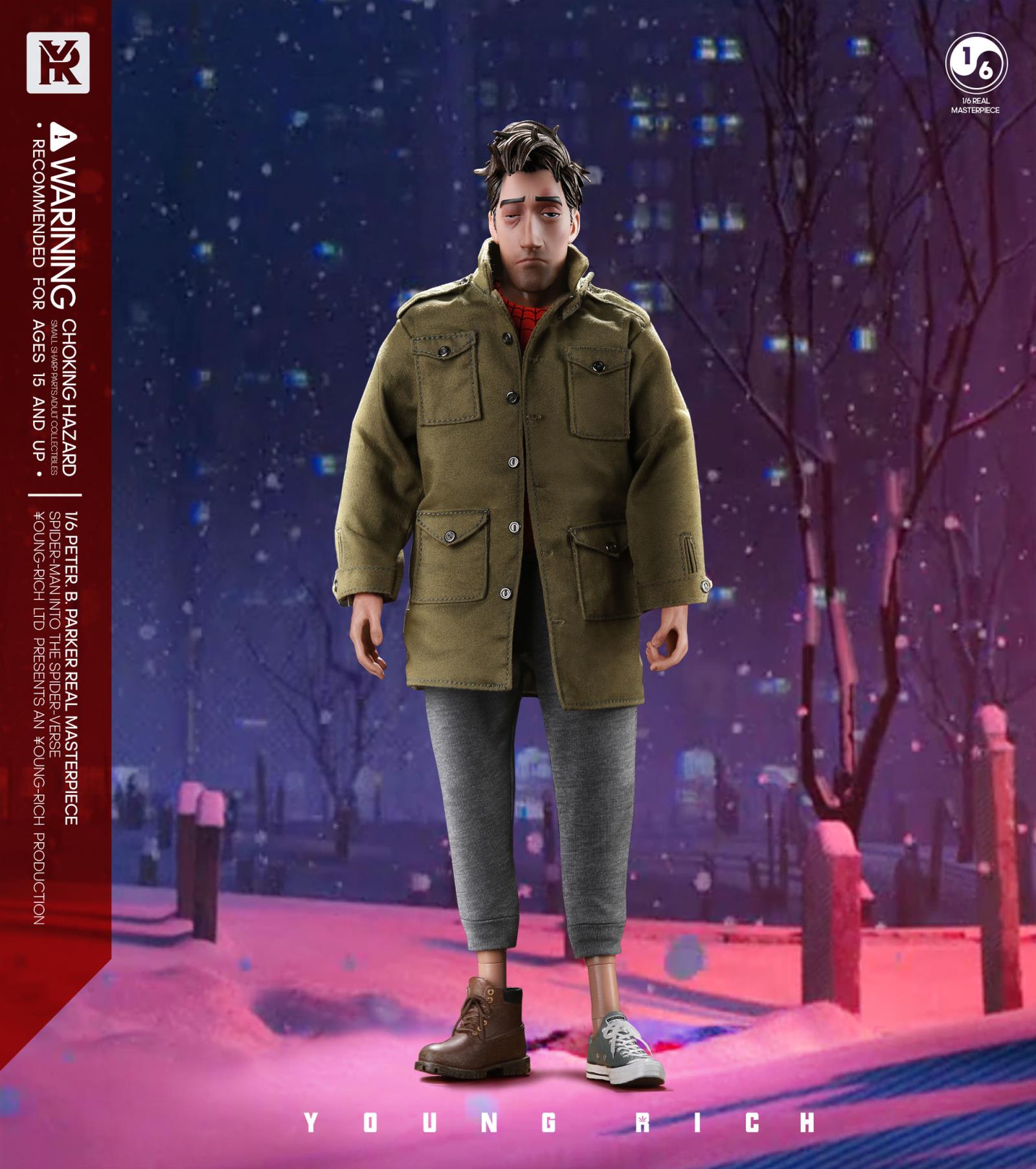 1/6 scale Spider-Man Parallel World Middle-Aged Parker Amateur Edition