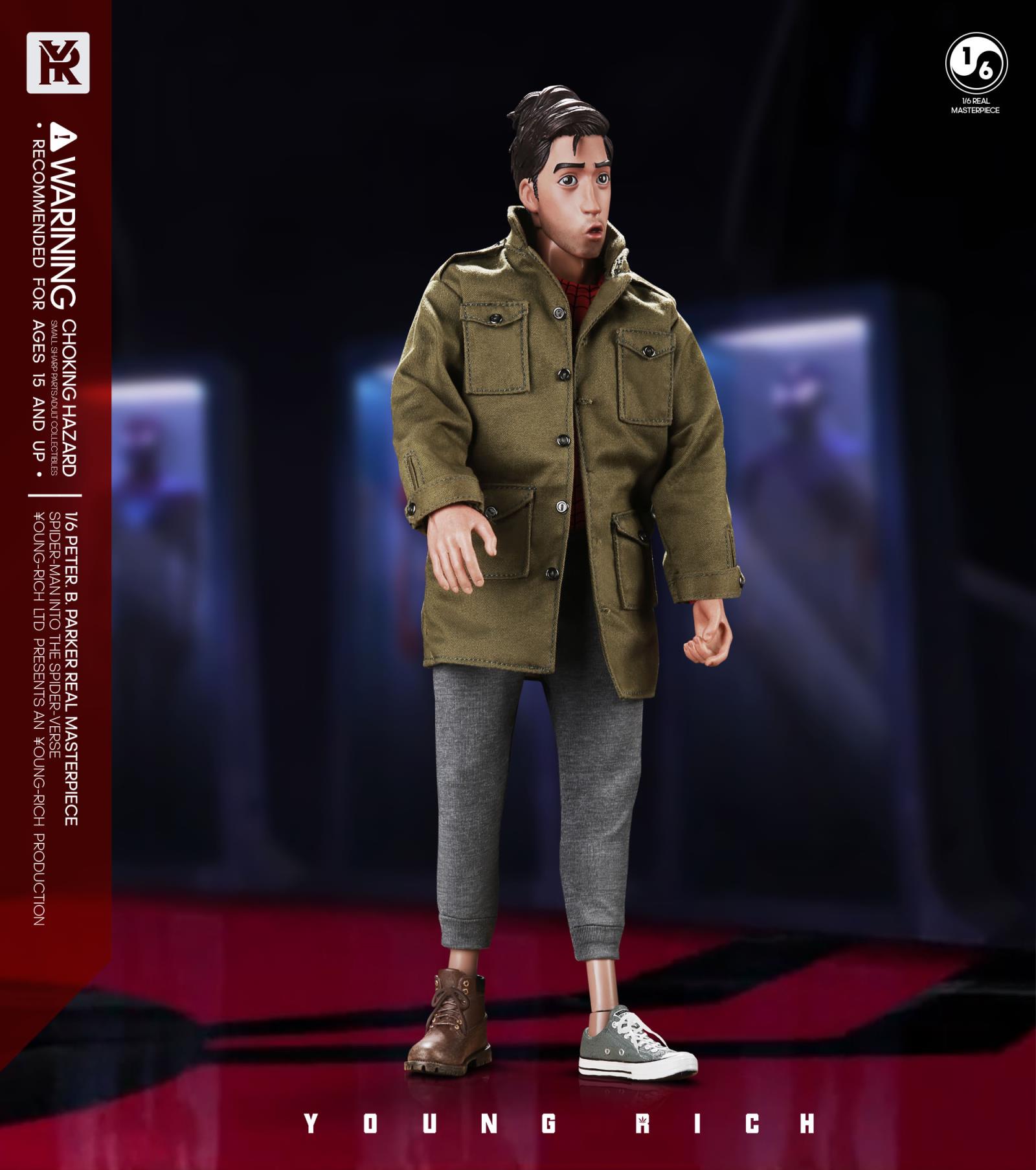 1/6 scale Spider-Man Parallel World Middle-Aged Parker Amateur Edition