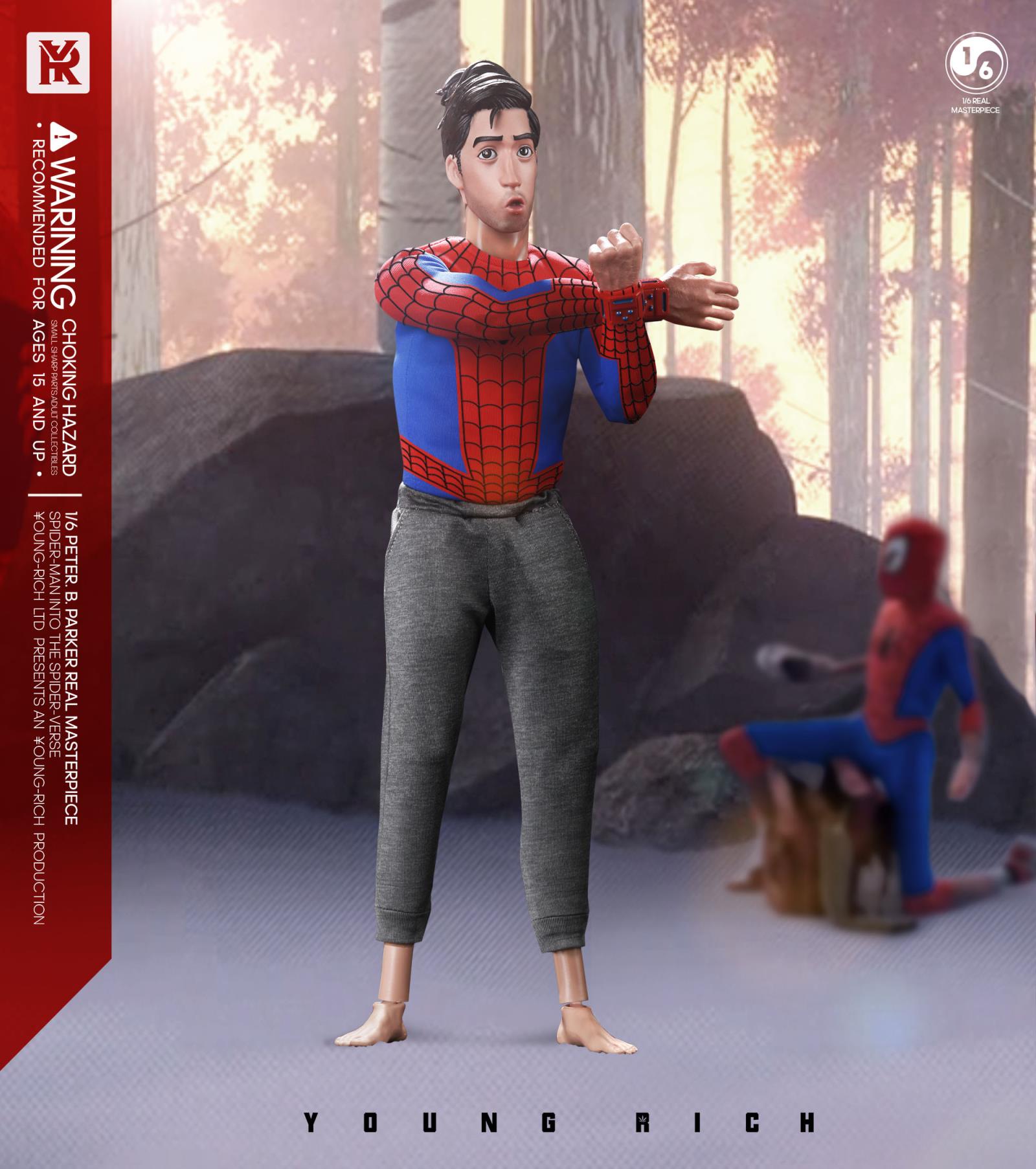 1/6 scale Spider-Man Parallel World Middle-Aged Parker Amateur Edition