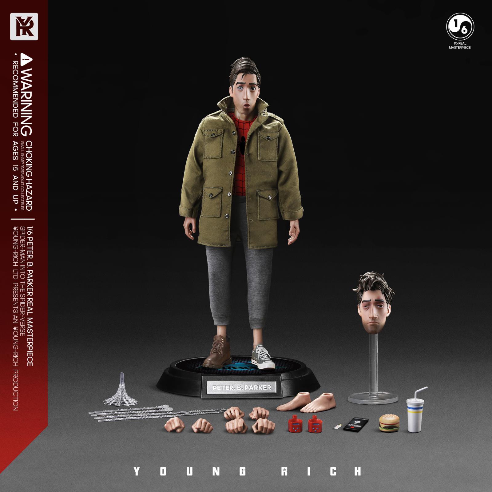 1/6 scale Spider-Man Parallel World Middle-Aged Parker Amateur Edition