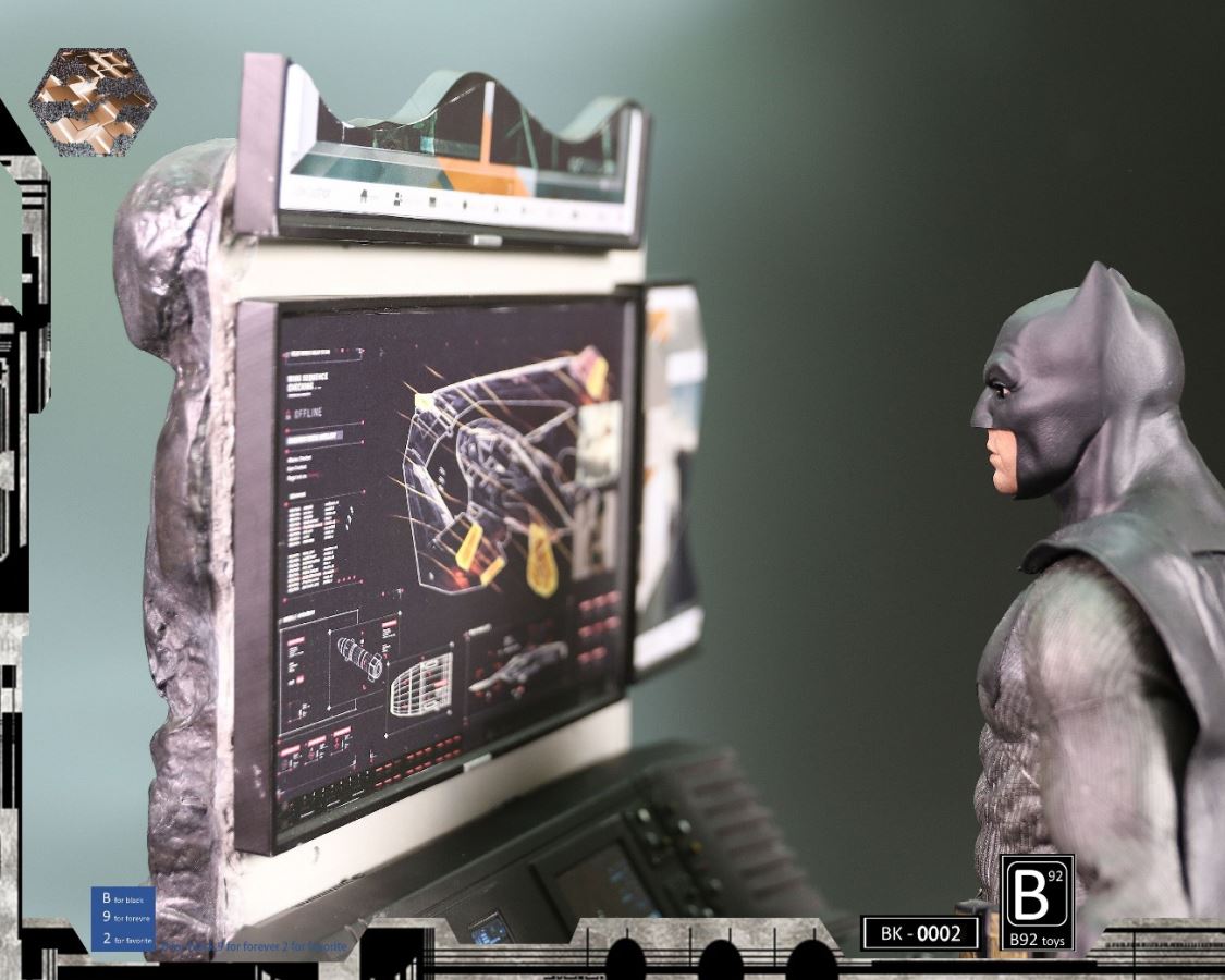 B92 toys : 1/6 Bat workshop Scene display platform BK-0002