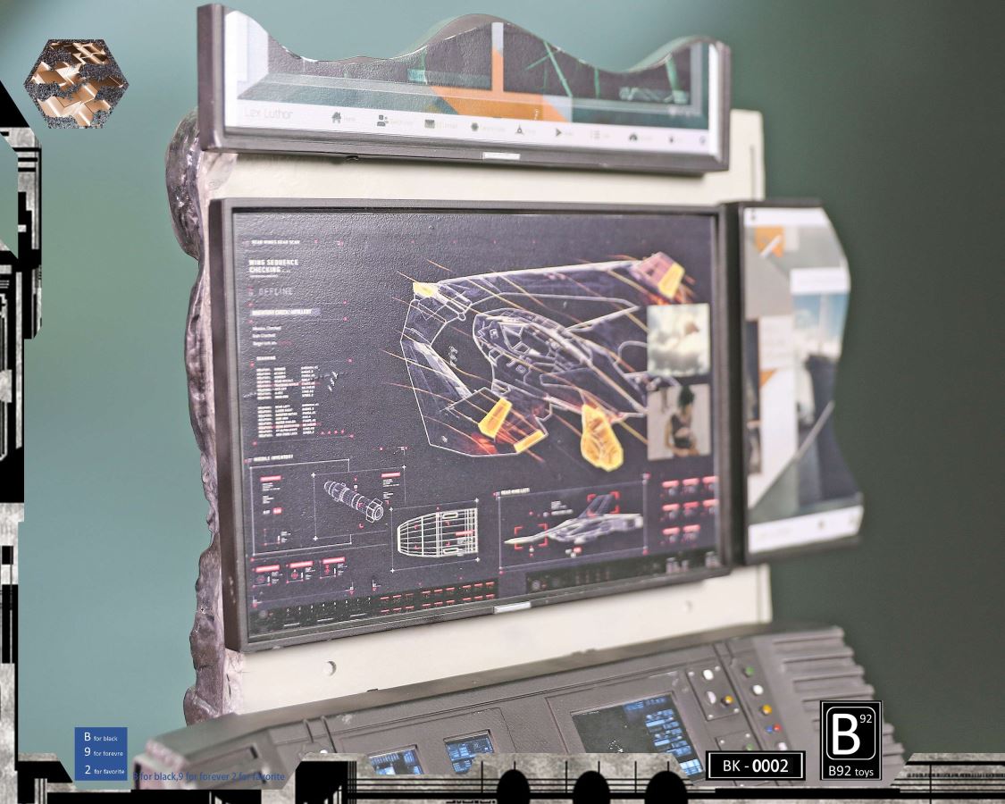 B92 toys : 1/6 Bat workshop Scene display platform BK-0002