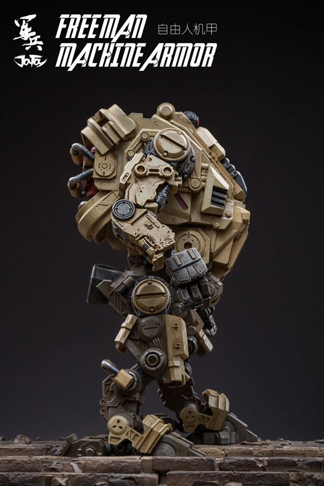 JOYTOY 81921011 ：1/18 Free man tactical mecha ( สีน้ำตาล )