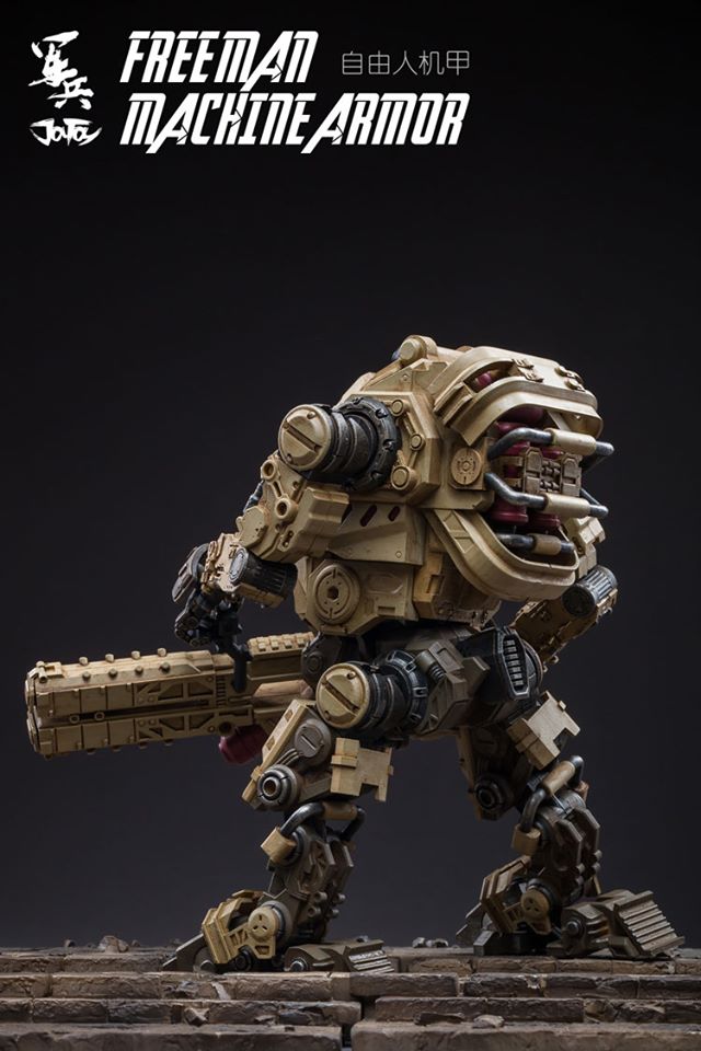 JOYTOY 81921011 ：1/18 Free man tactical mecha ( สีน้ำตาล )