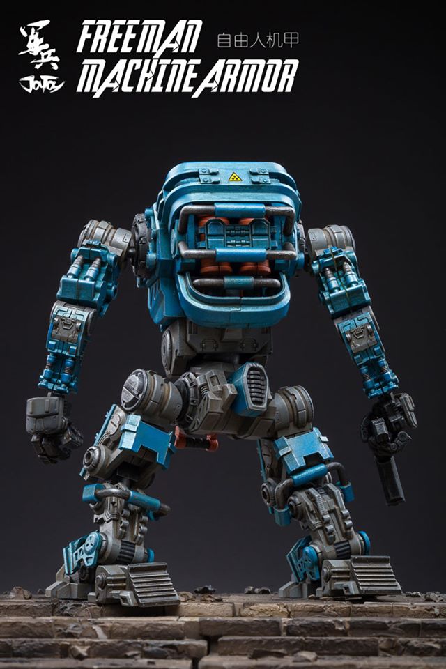 JOYTOY 81921011 :1/18 Free man tactical mecha ( สีฟ้า )