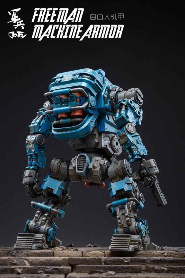 JOYTOY 81921011 :1/18 Free man tactical mecha ( สีฟ้า )