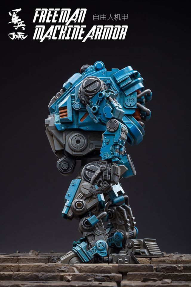 JOYTOY 81921011 :1/18 Free man tactical mecha ( สีฟ้า )