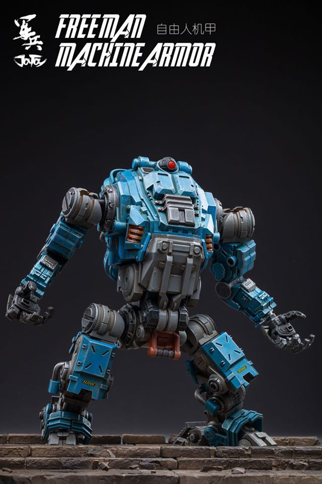 JOYTOY 81921011 :1/18 Free man tactical mecha ( สีฟ้า )