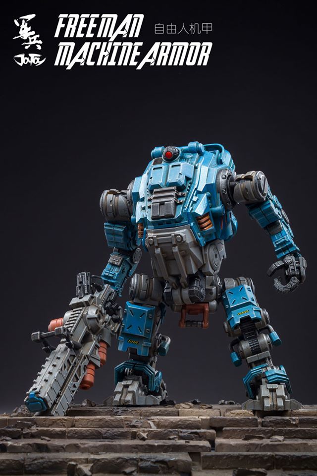 JOYTOY 81921011 :1/18 Free man tactical mecha ( สีฟ้า )
