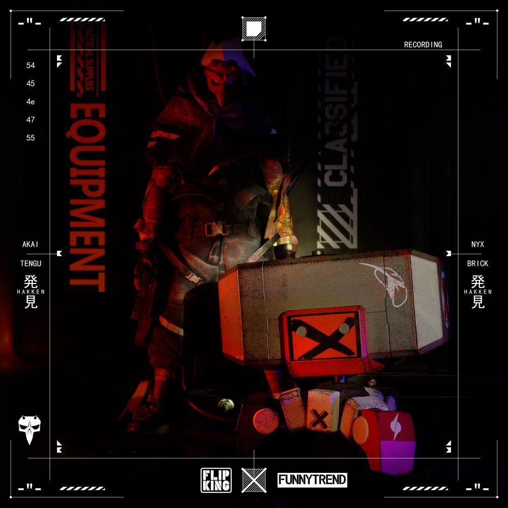 FTP music FLIP KING TENGU AKAI 12 inch movable doll / NYX BRICK