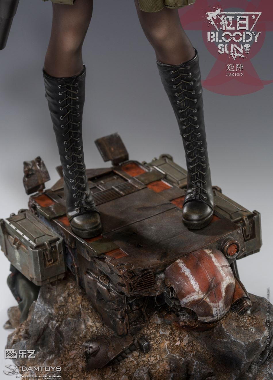 DAMTOYS x Music Art x Matrix Joint Launch [Red Day] Series 1/6 Dum Full Body Statue