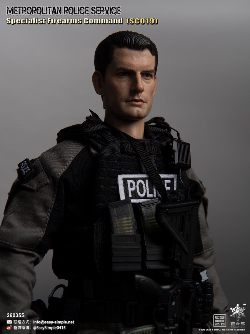 EASY&SIMPLE : 1/6 British special police SCO19 limited edition movable doll