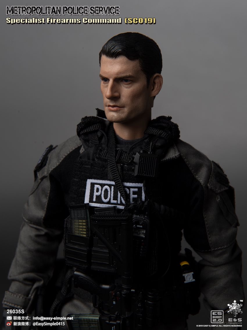 EASY&SIMPLE : 1/6 British special police SCO19 limited edition movable doll