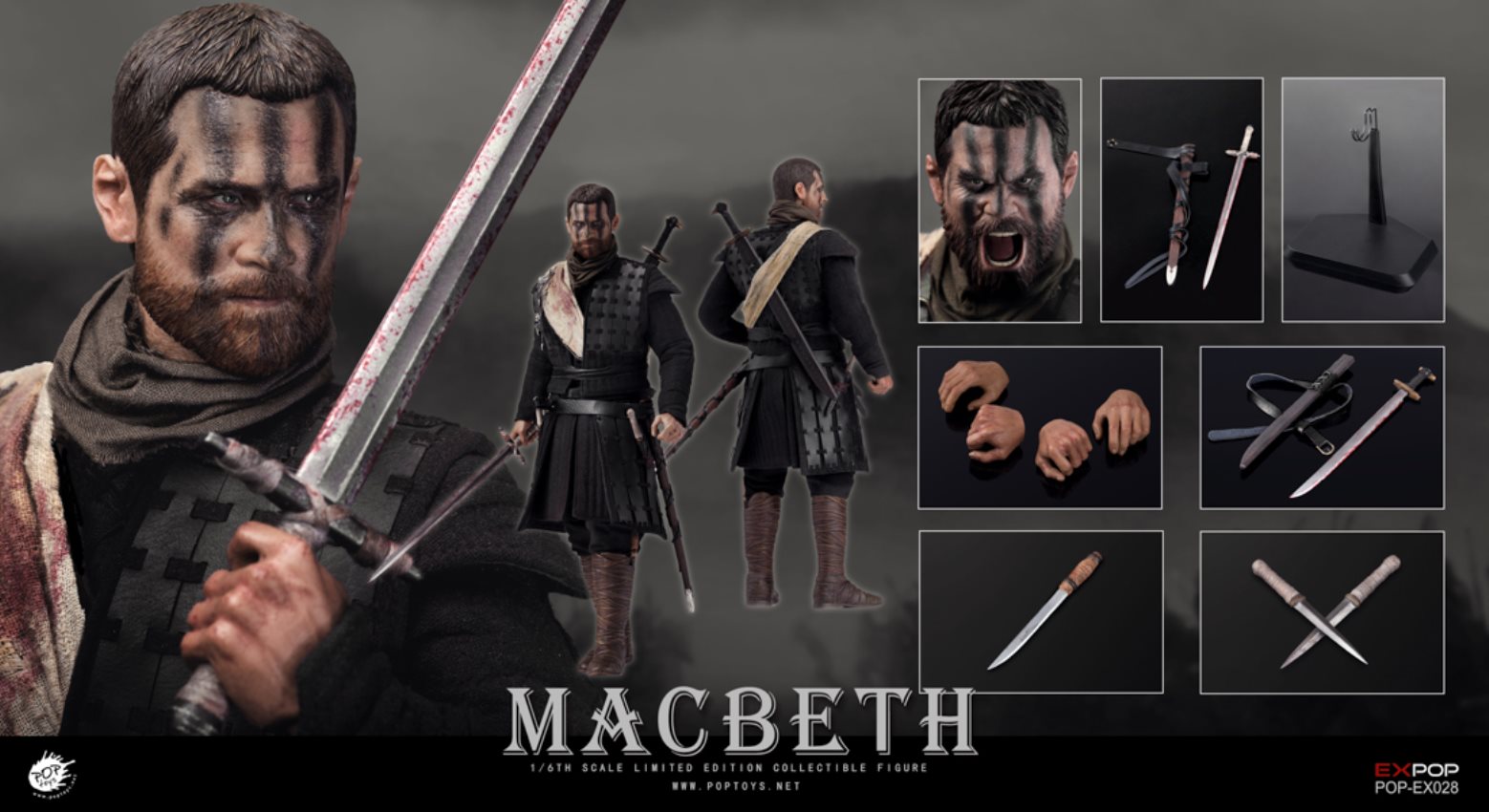 POPTOYS : 1/6 Movie Series - Scottish Majestic Macbeth