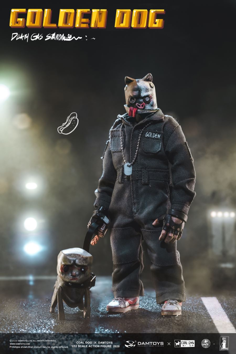 GOLDEN DOG – Death Gas Station series 1/12 action figure - PES022