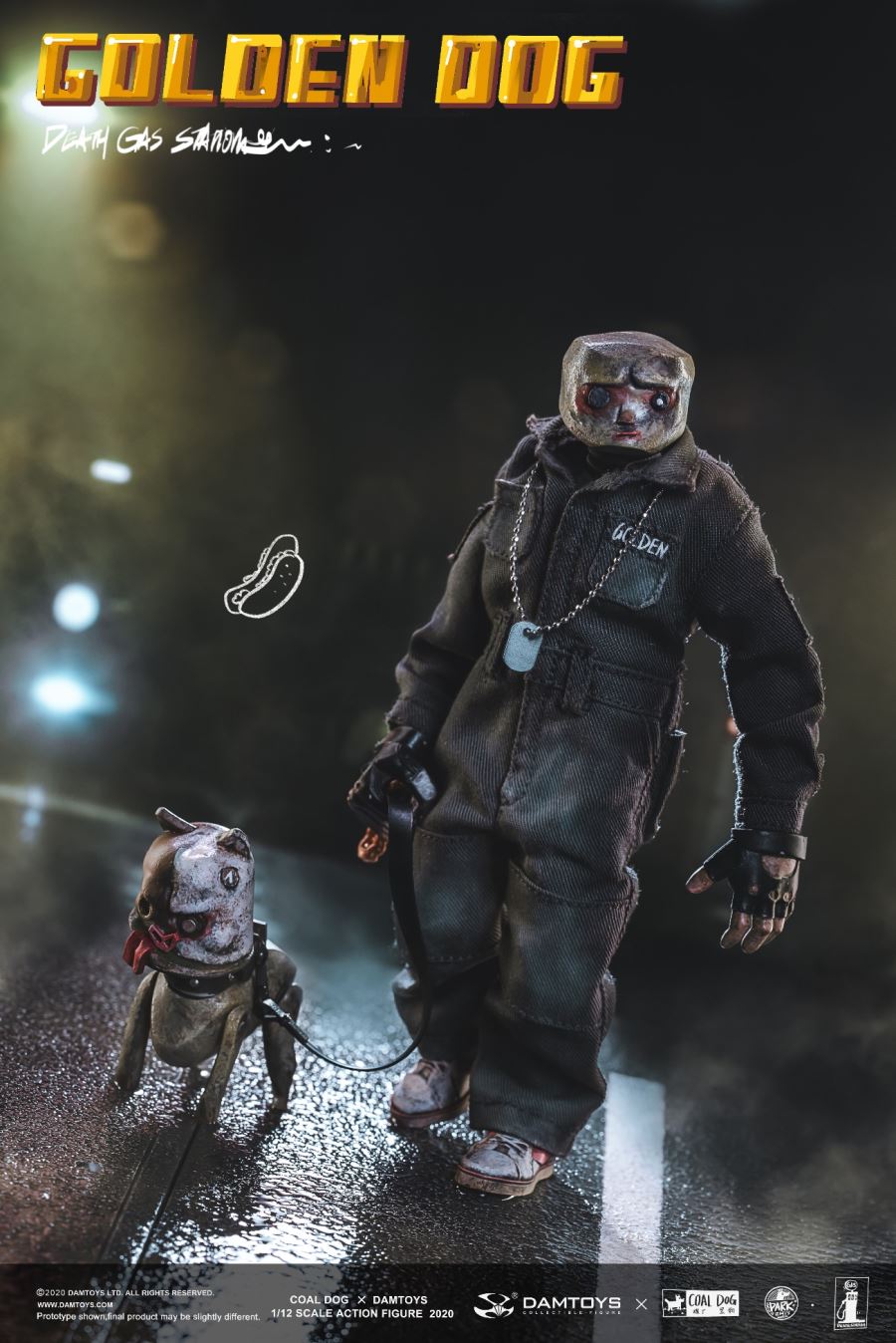 GOLDEN DOG – Death Gas Station series 1/12 action figure - PES022