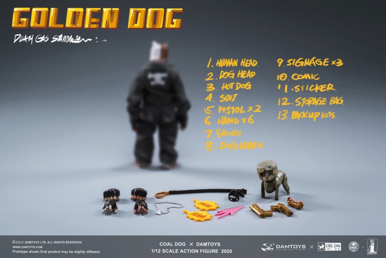 GOLDEN DOG – Death Gas Station series 1/12 action figure - PES022