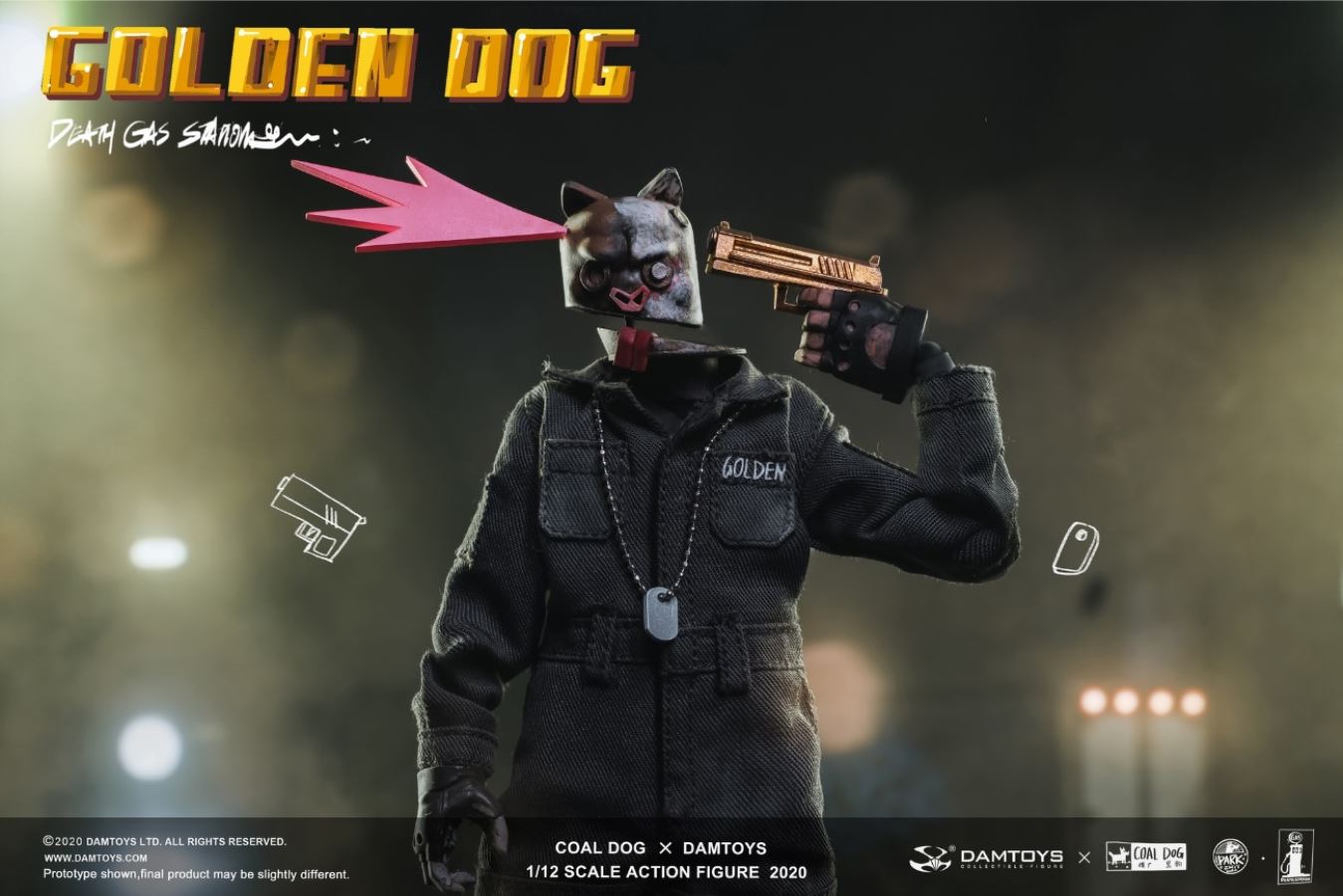 GOLDEN DOG – Death Gas Station series 1/12 action figure - PES022