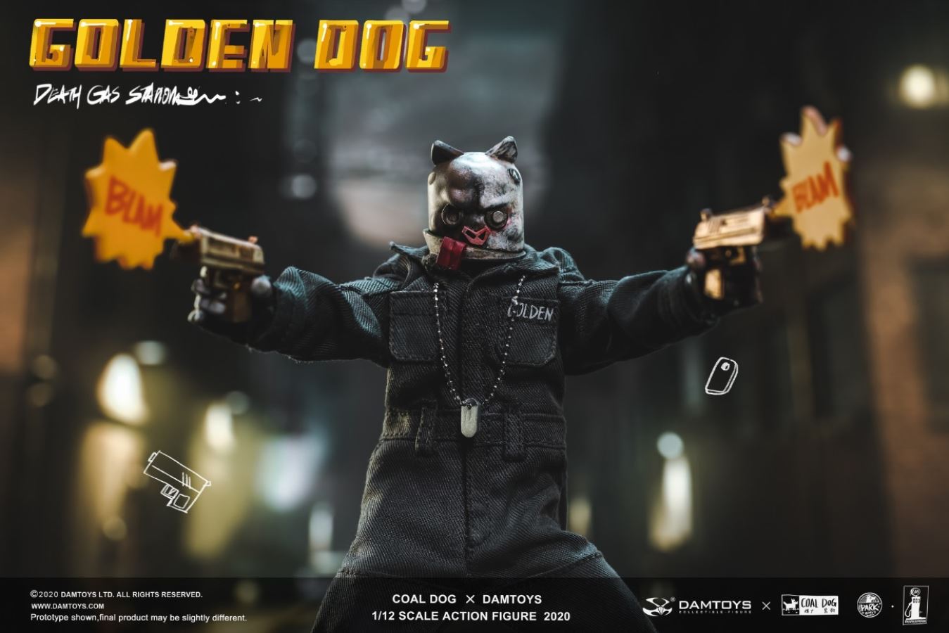 GOLDEN DOG – Death Gas Station series 1/12 action figure - PES022